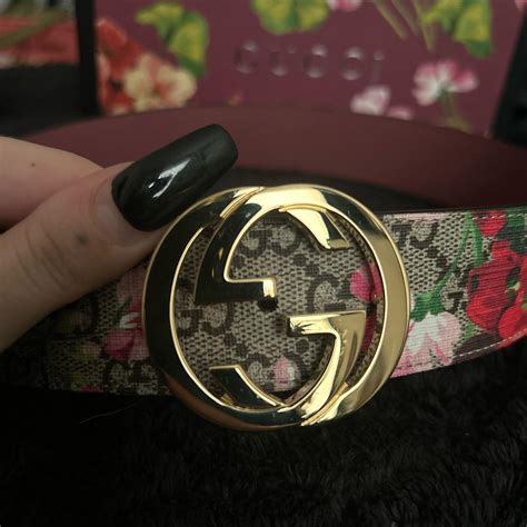 gucci bloom belt ebay|gucci belt without buckle.